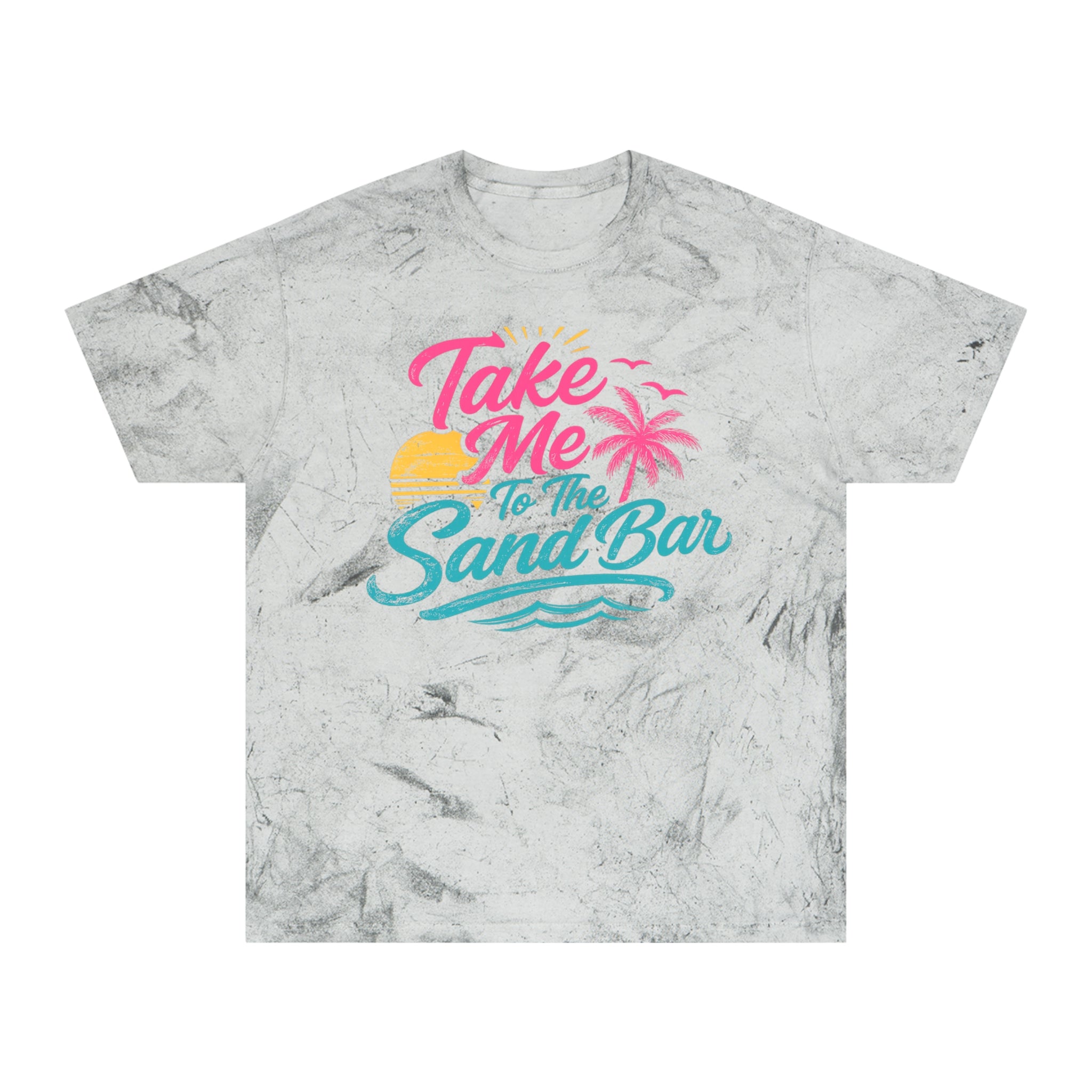 Nauti Boaters Club Tie-Dye T-Shirt — "Take Me to the Sand Bar" Beach Tee