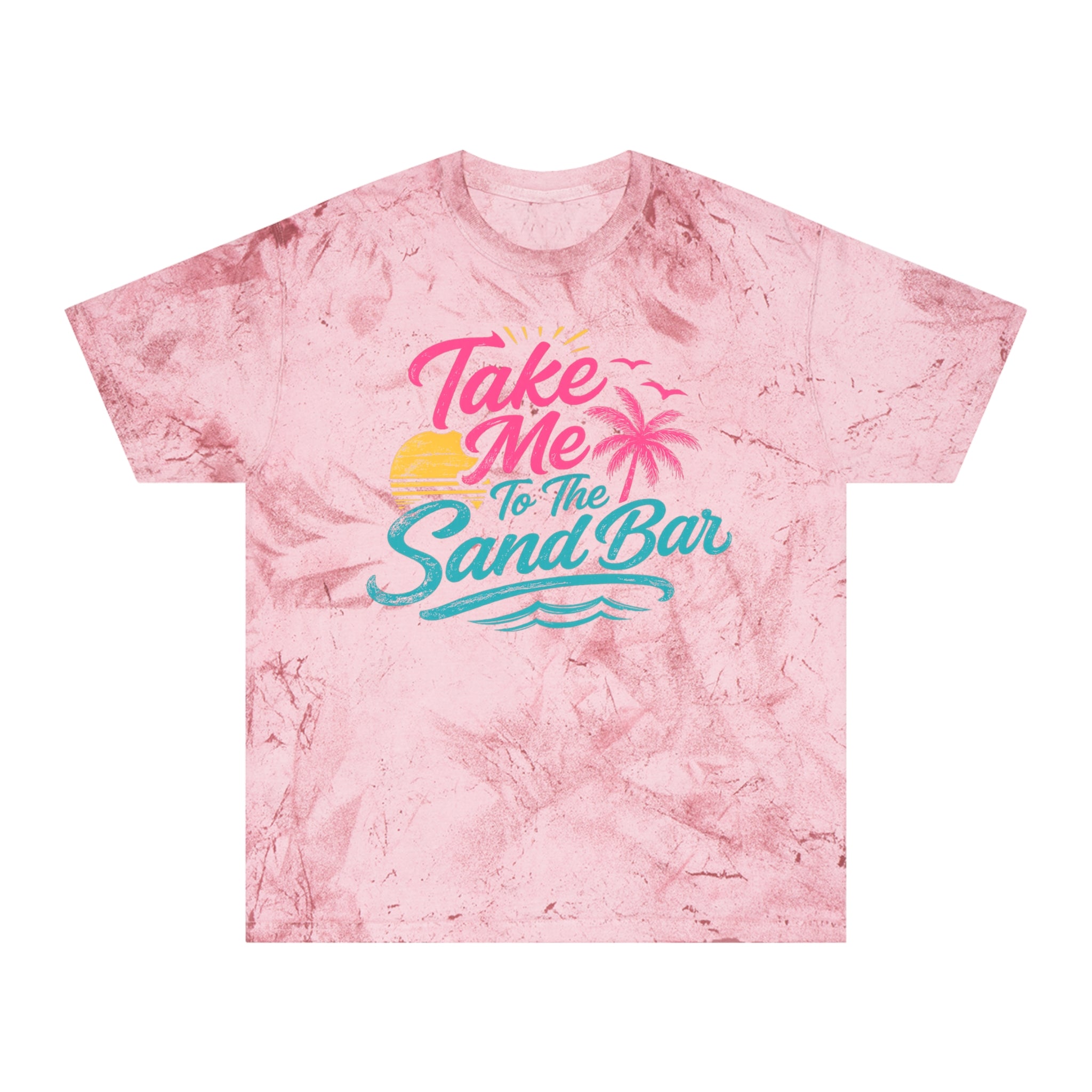 Nauti Boaters Club Tie-Dye T-Shirt — "Take Me to the Sand Bar" Beach Tee
