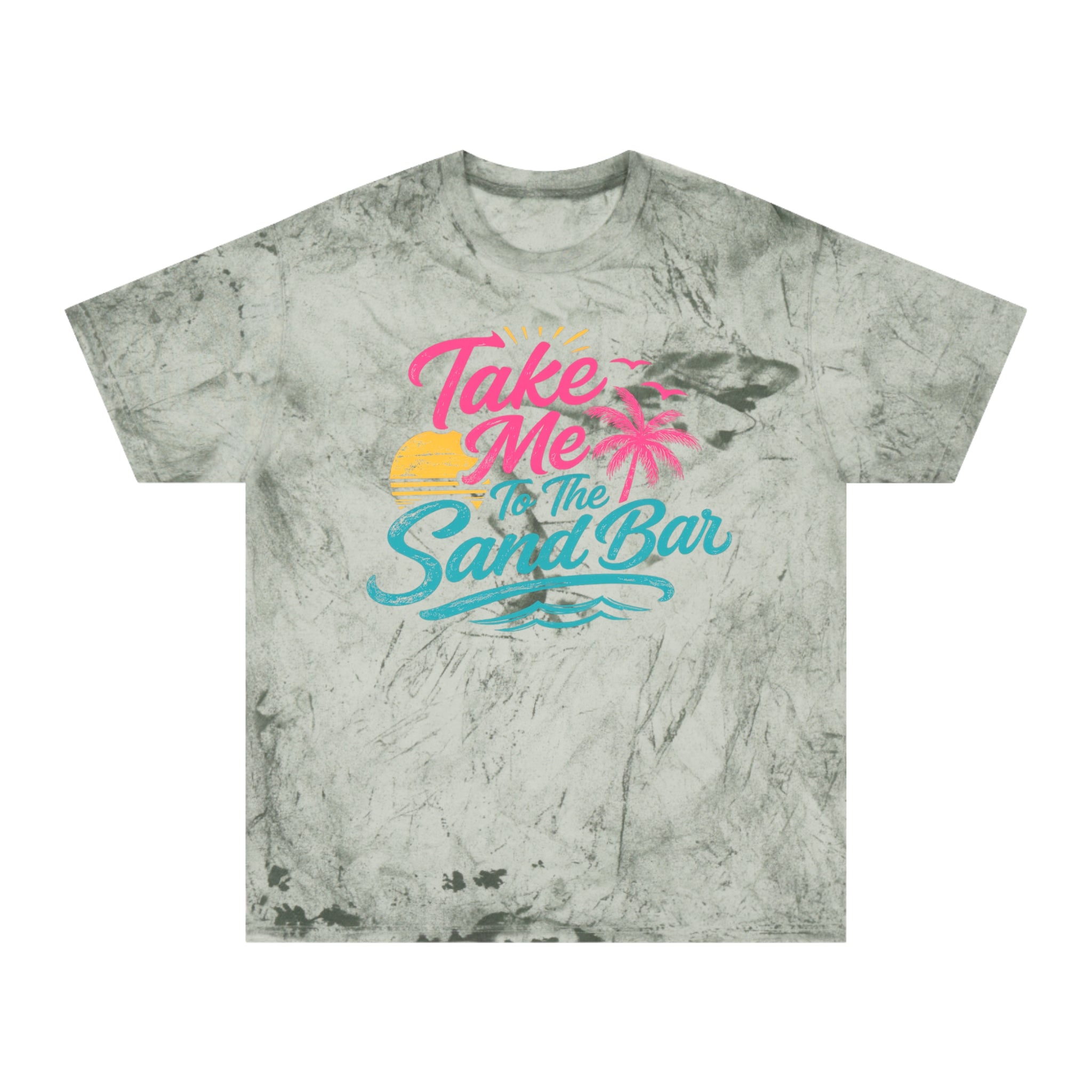Nauti Boaters Club Tie-Dye T-Shirt — "Take Me to the Sand Bar" Beach Tee