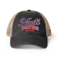 Nauti Boaters Club Garment Washed Ponytail Hat