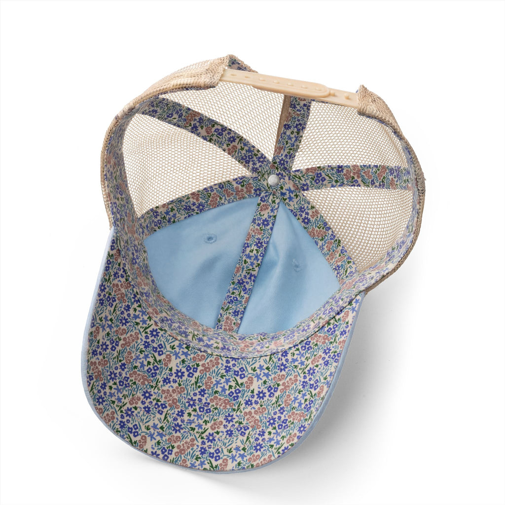 Nauti Boaters Club Garment Washed Ponytail Hat
