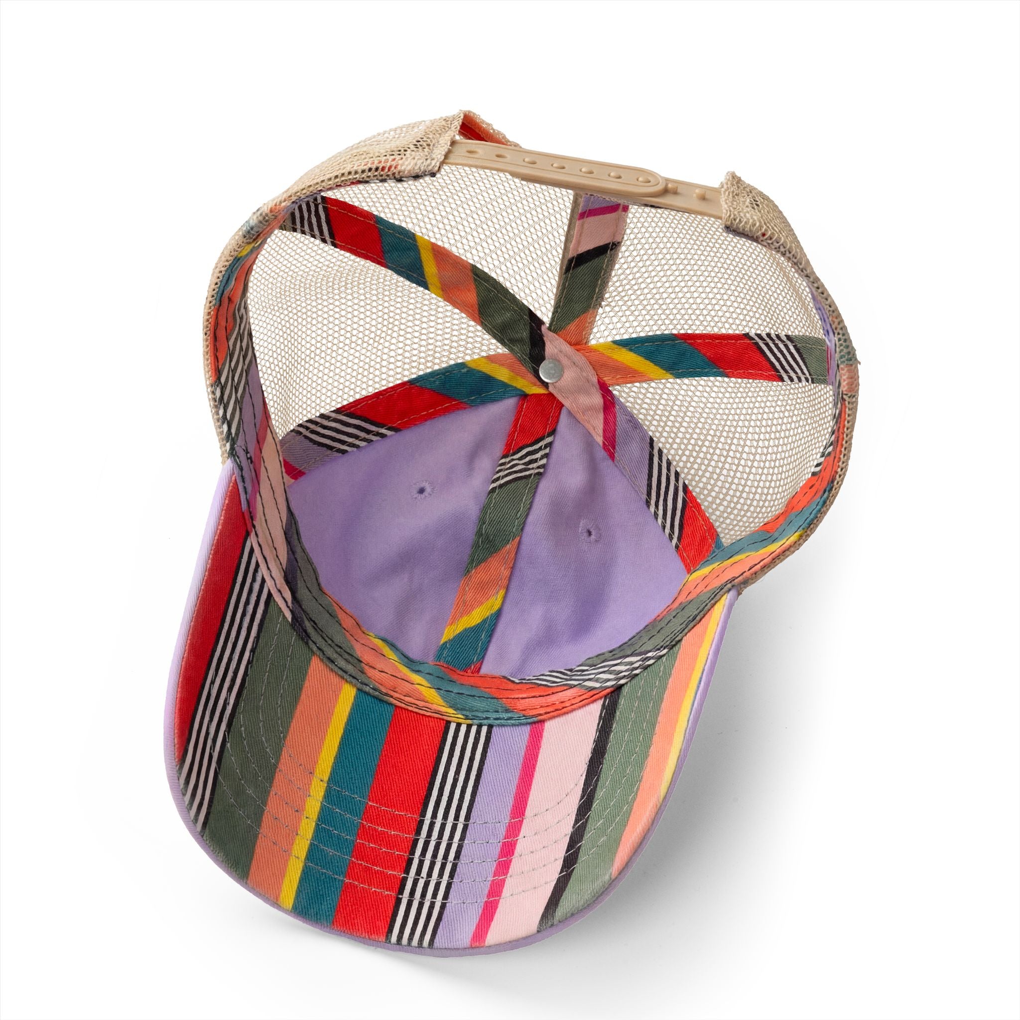 Nauti Boaters Club Garment Washed Ponytail Hat