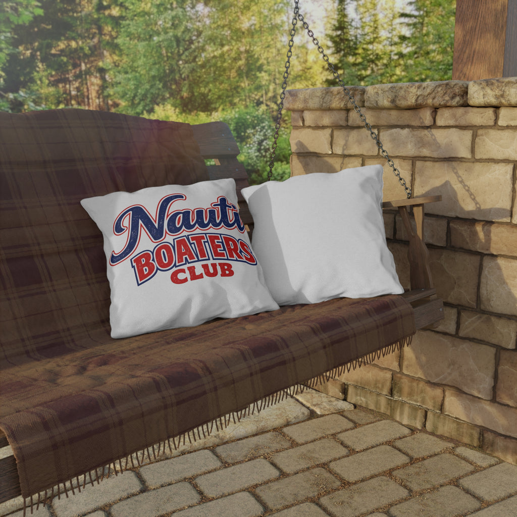 Nauti Boaters Club Outdoor Pillows -Customizable-