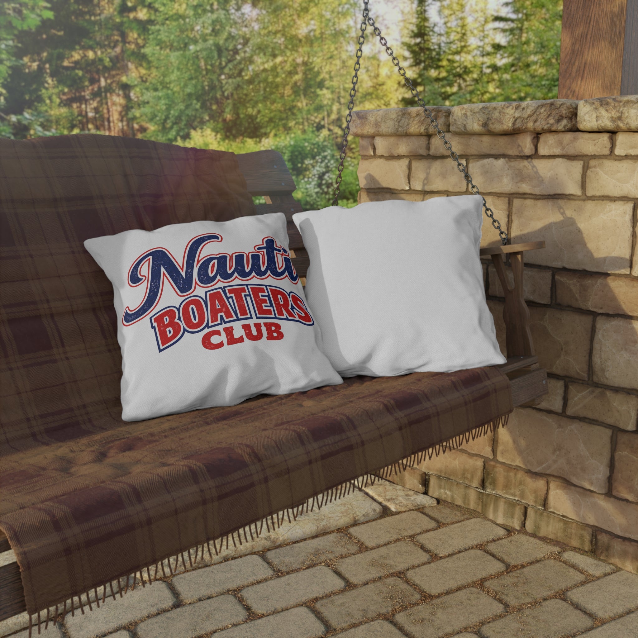 Nauti Boaters Club Outdoor Pillows -Customizable-