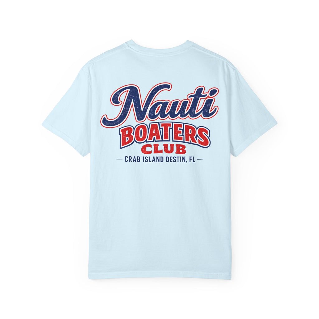 Crab Island Destin, FL  Nauti Boaters Club T-Shirt | Customizable