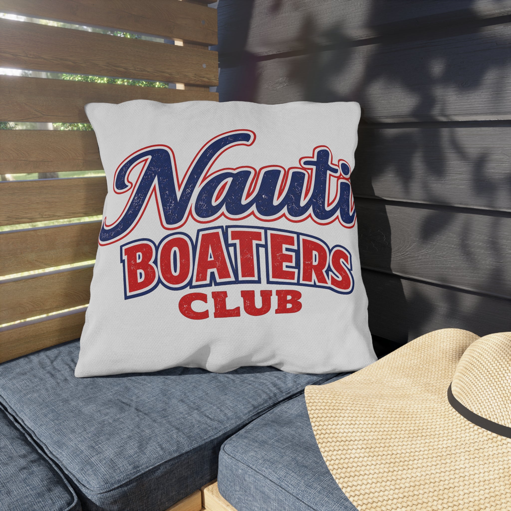 Nauti Boaters Club Outdoor Pillows -Customizable-
