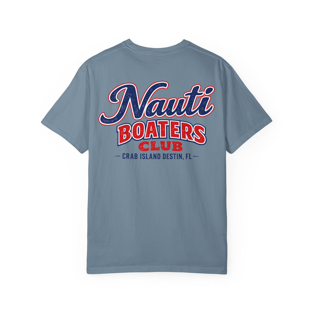 Crab Island Destin, FL  Nauti Boaters Club T-Shirt | Customizable