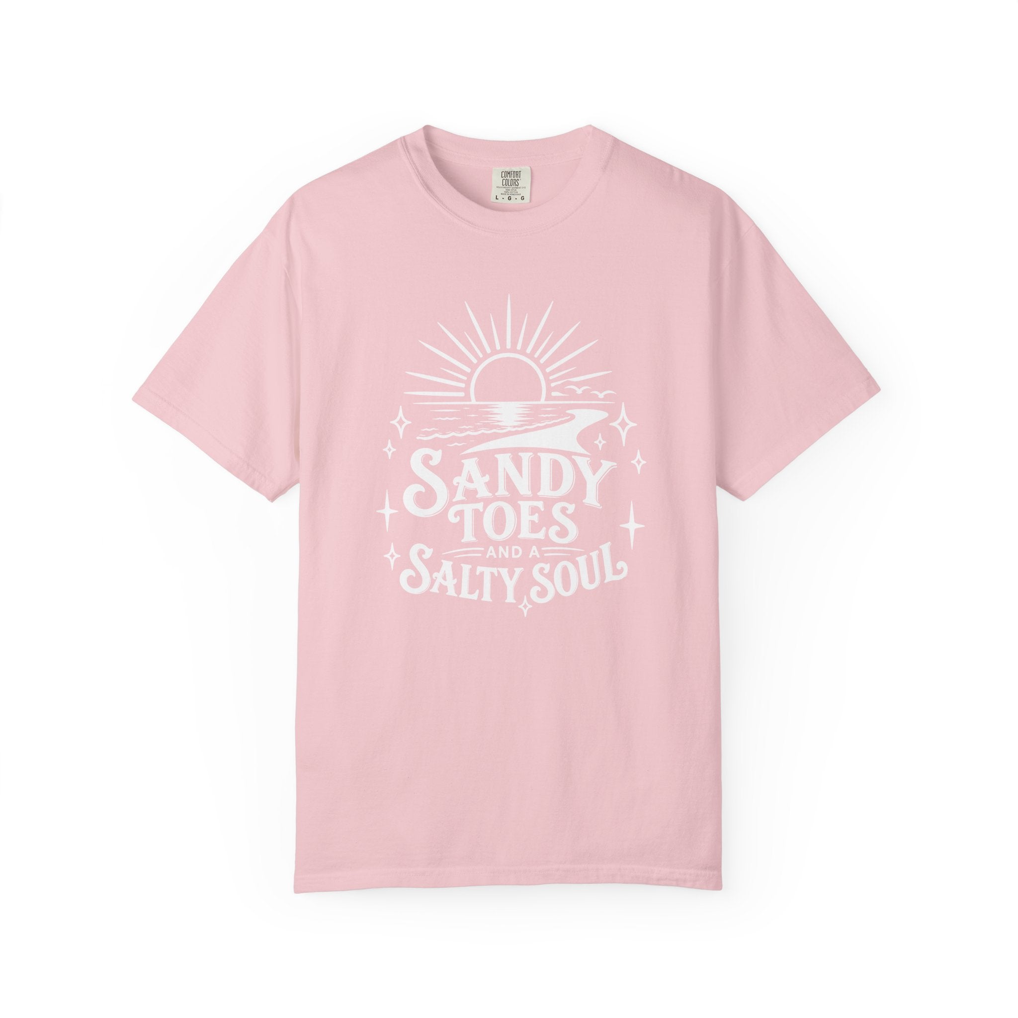 Sandy Toes Salty Soul T-Shirt — Beachy Vintage Sun Graphic Tee