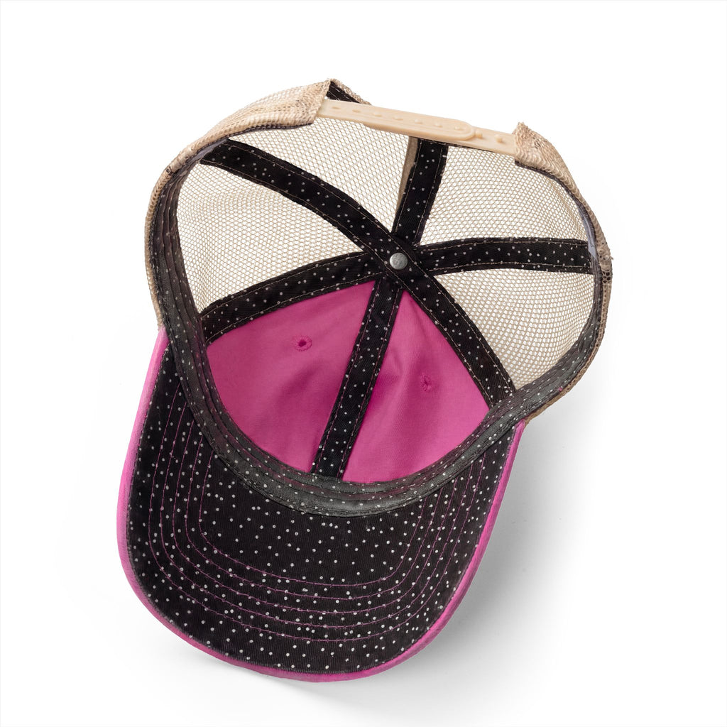 Nauti Boaters Club Garment Washed Ponytail Hat