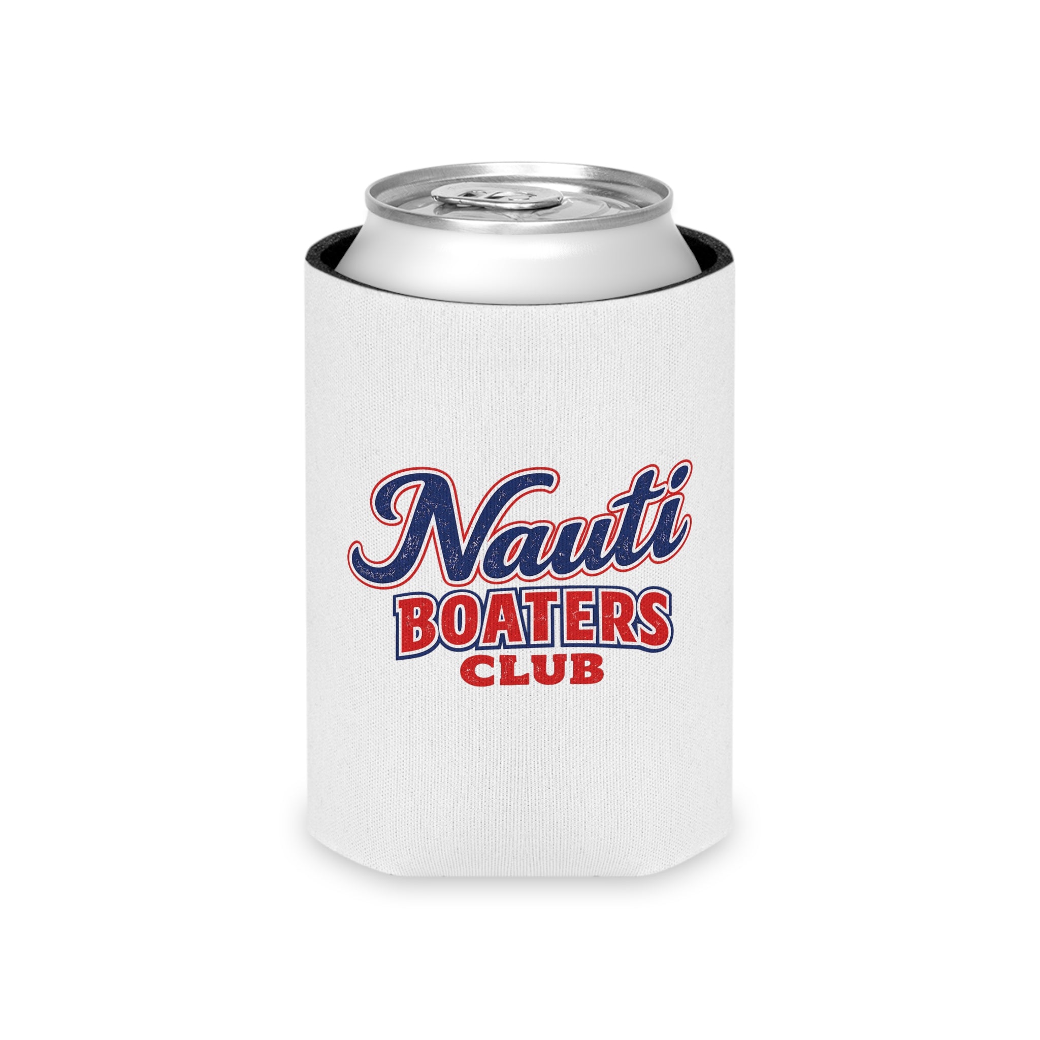 Nauti Boaters Club  "Work Hard Boat Harder" Can Koozie