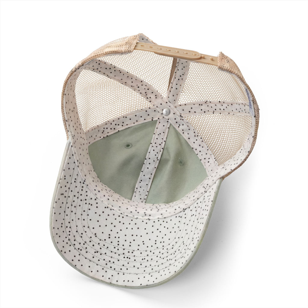 Nauti Boaters Club Garment Washed Ponytail Hat