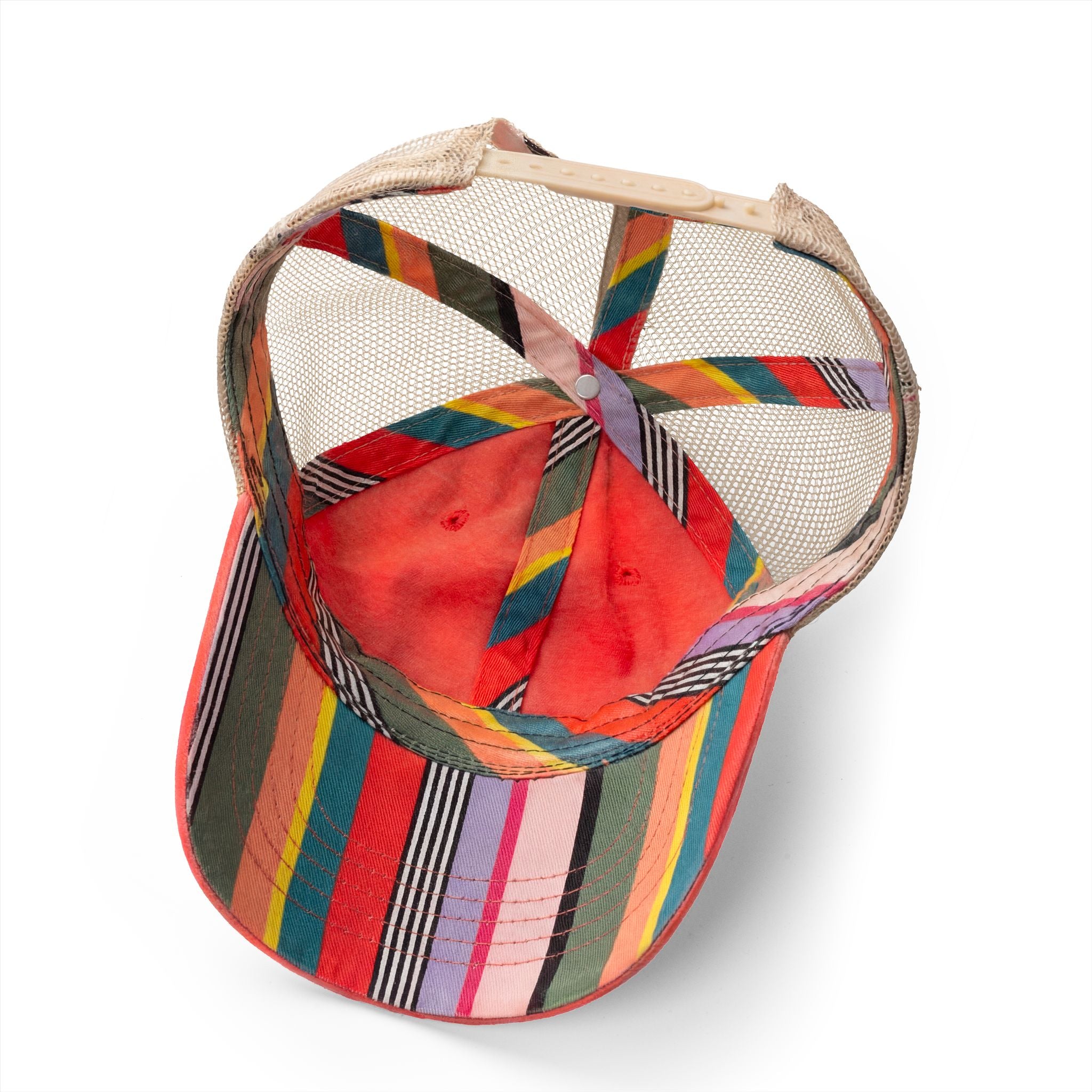 Nauti Boaters Club Garment Washed Ponytail Hat