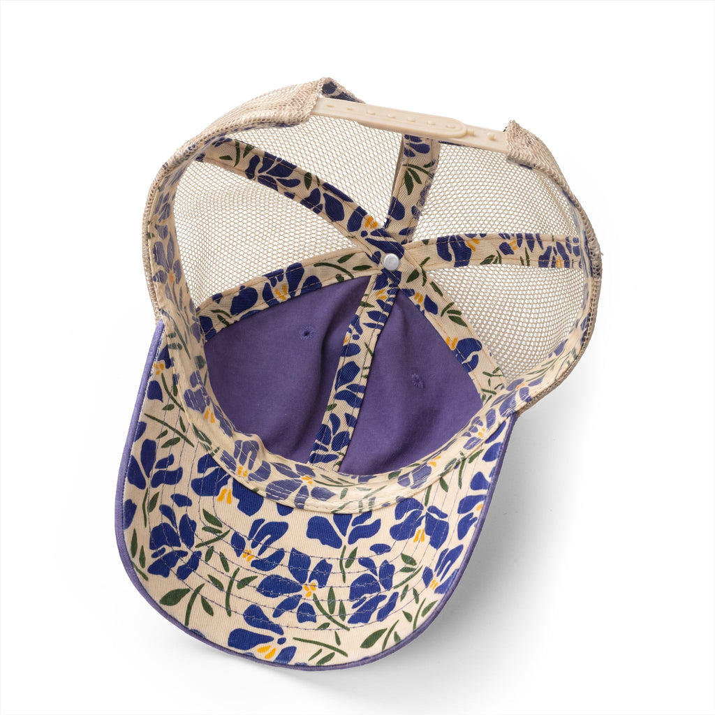 Nauti Boaters Club Garment Washed Ponytail Hat