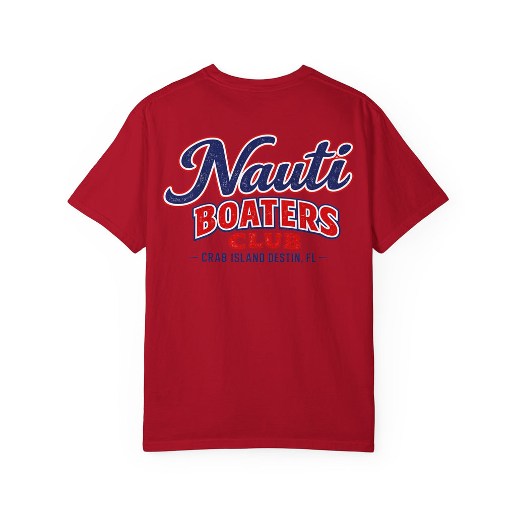 Crab Island Destin, FL  Nauti Boaters Club T-Shirt | Customizable