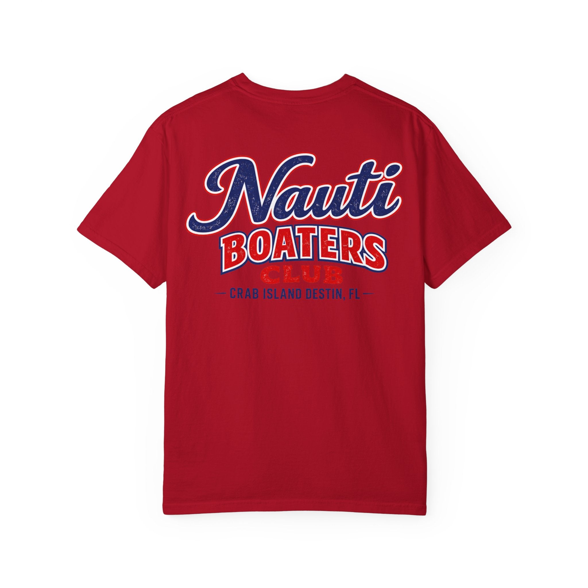 Crab Island Destin, FL  Nauti Boaters Club T-Shirt | Customizable