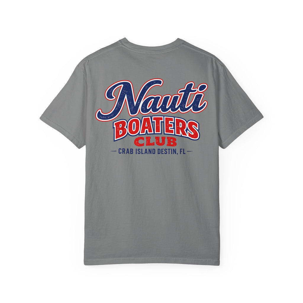 Crab Island Destin, FL  Nauti Boaters Club T-Shirt | Customizable