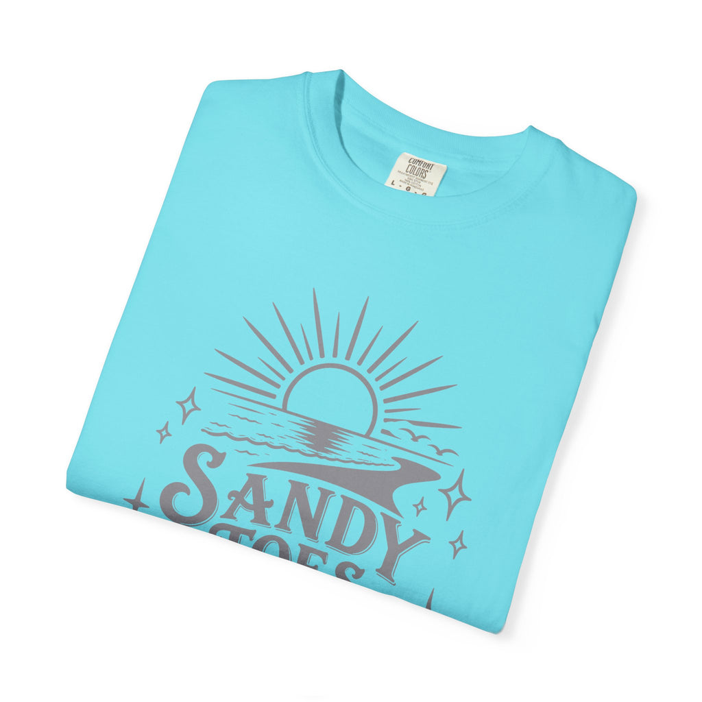 Sandy Toes Salty Soul T-Shirt — Beachy Vintage Sun Graphic Tee