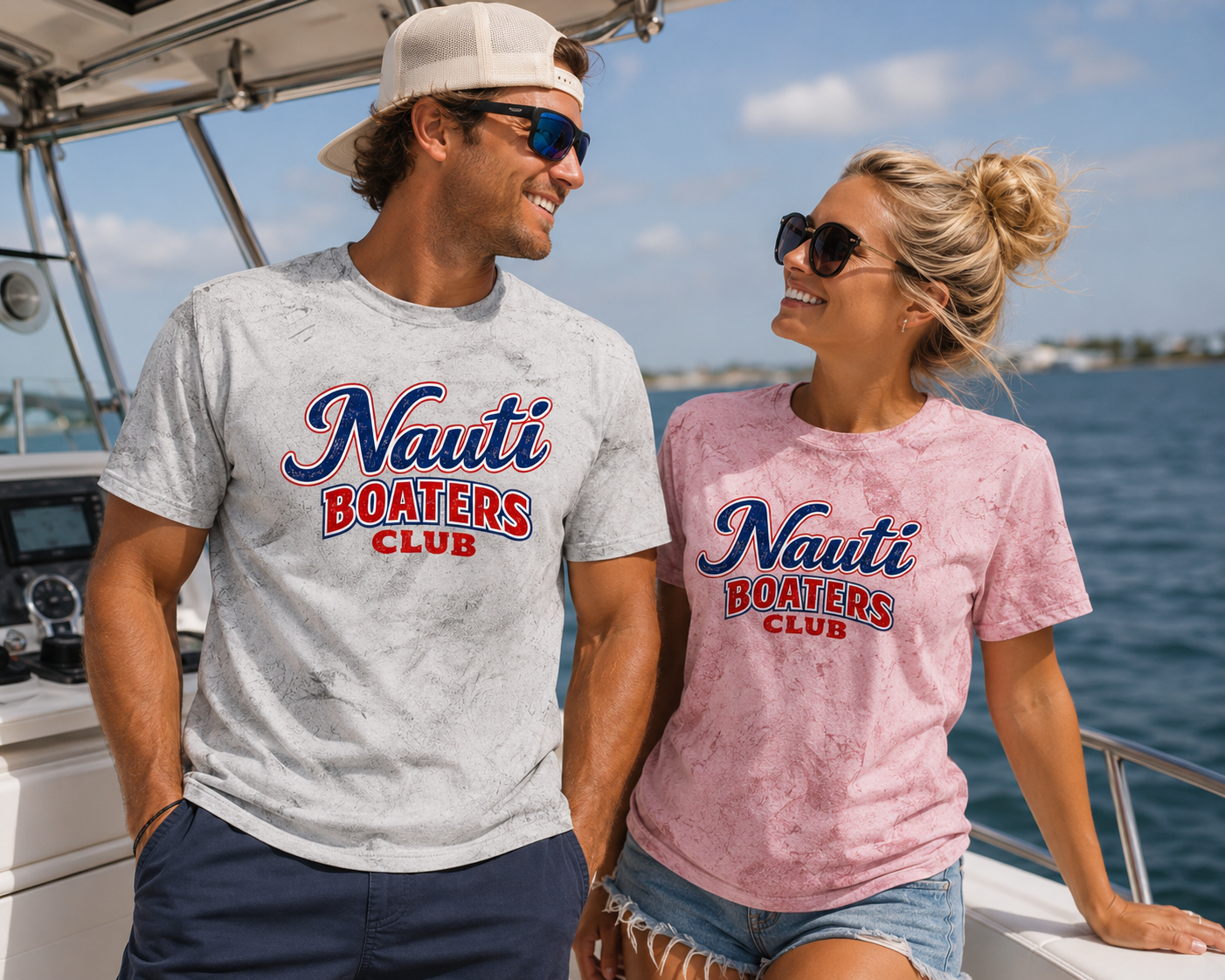 Nauti Boaters Club Tie-Dye T-Shirt