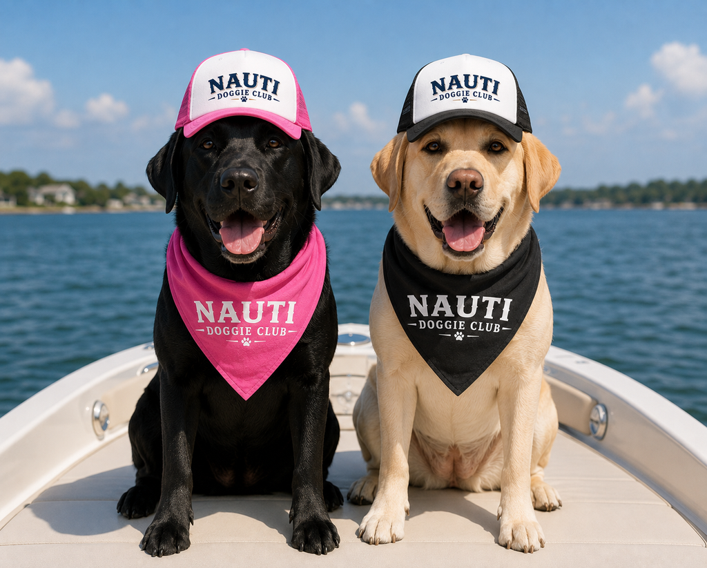 Nauti Doggie Club Trucker Hat | Mesh Foam Cap