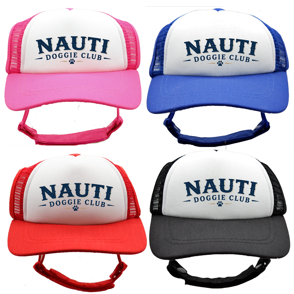 Nauti Doggie Club Trucker Hat | Mesh Foam Cap