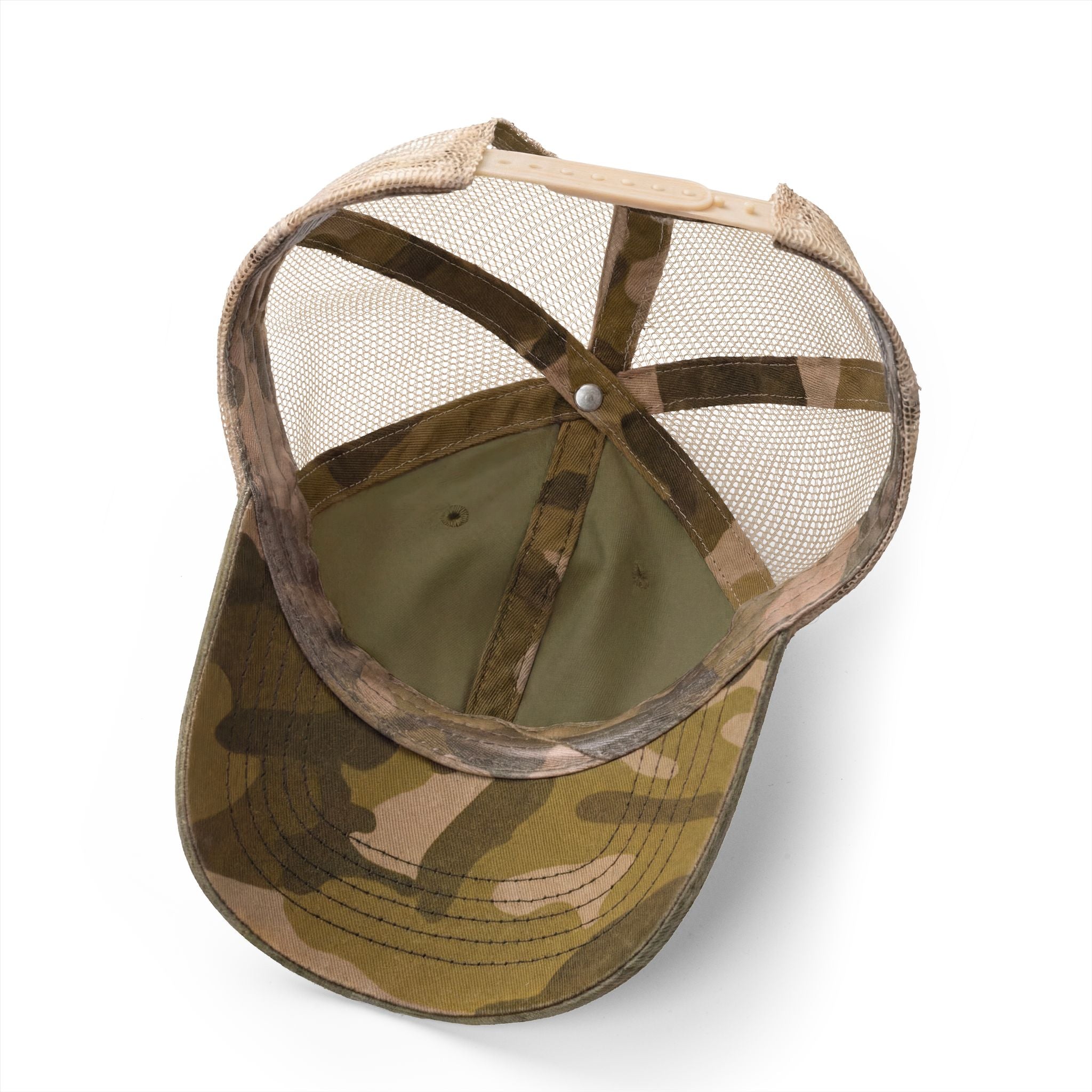 Nauti Boaters Club Garment Washed Ponytail Hat
