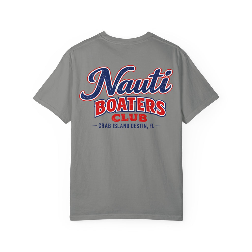 Crab Island Destin, FL  Nauti Boaters Club T-Shirt | Customizable