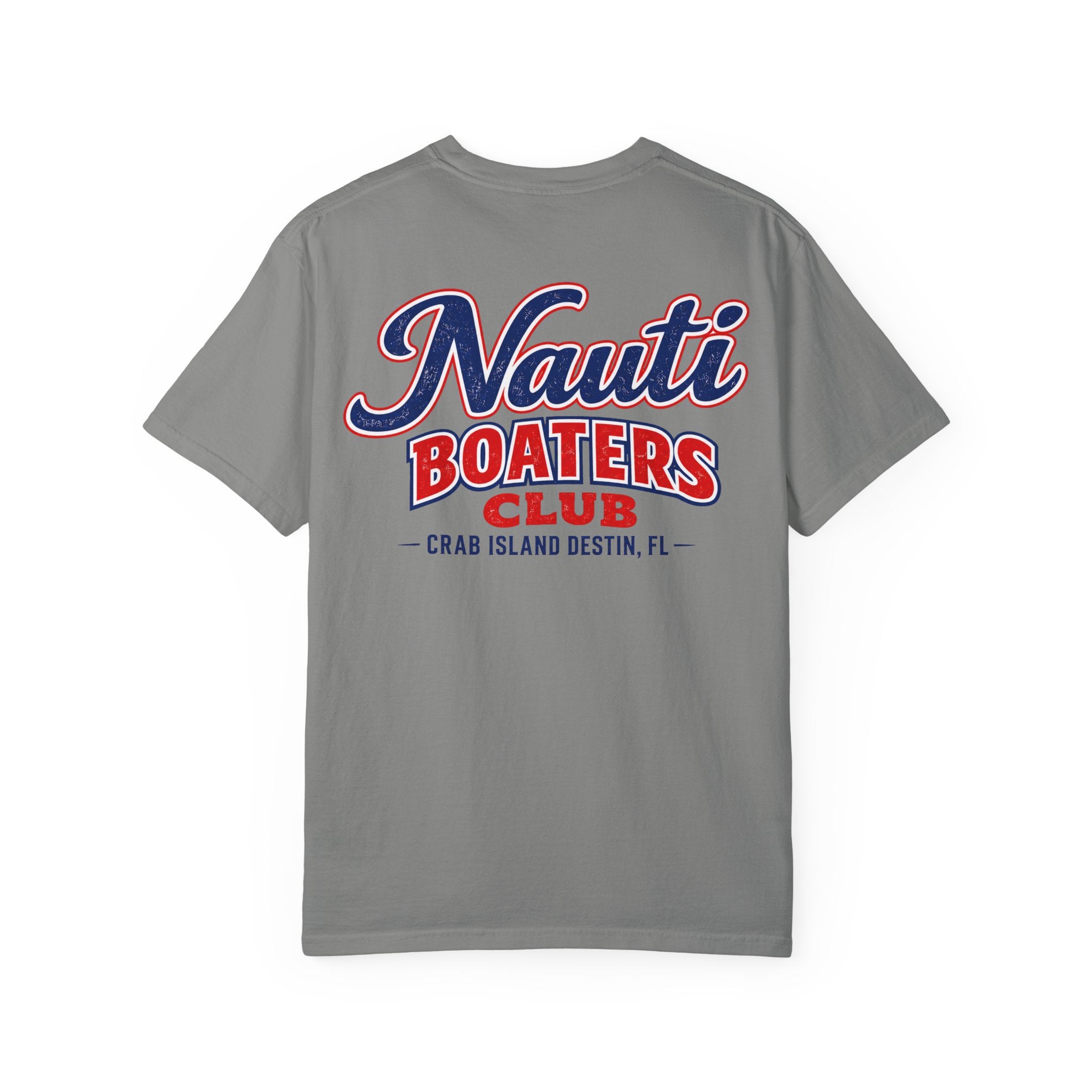 Crab Island Destin, FL  Nauti Boaters Club T-Shirt | Customizable