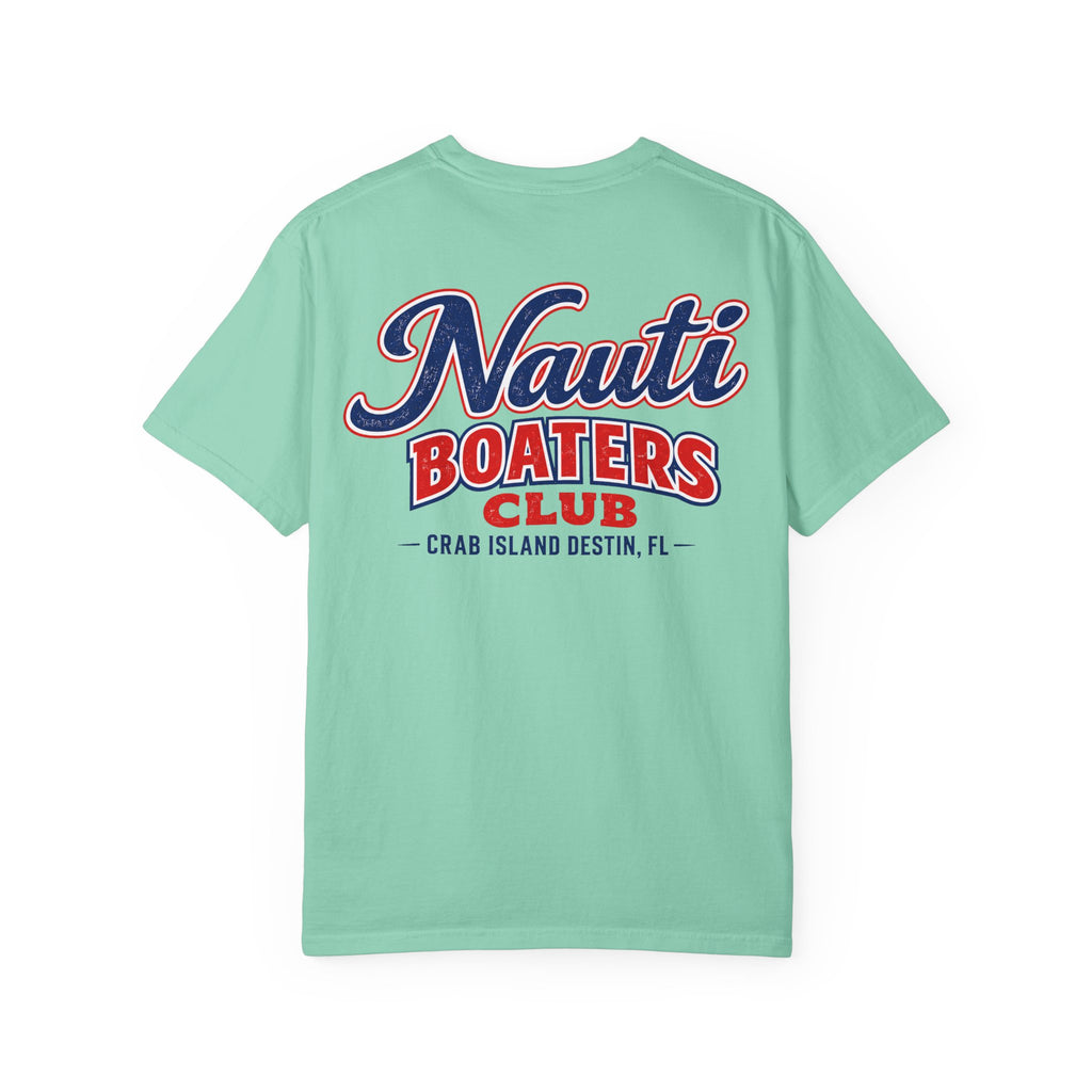Crab Island Destin, FL  Nauti Boaters Club T-Shirt | Customizable
