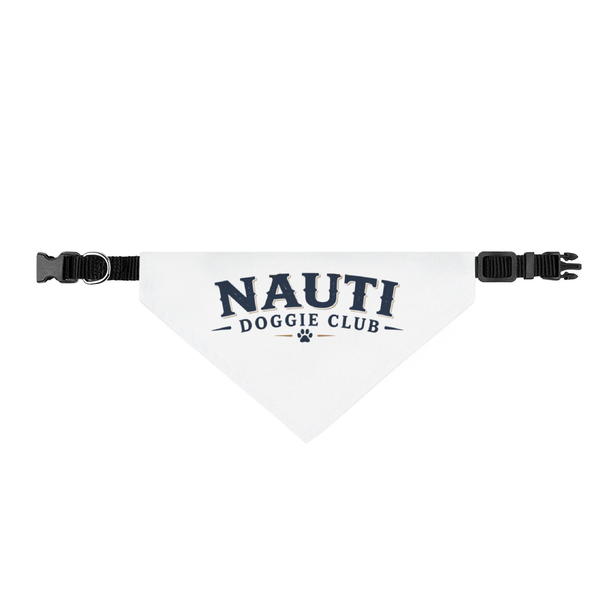 Nauti Doggie Club Clip-On Pet Bandana — Nautical Dog Collar Accessory