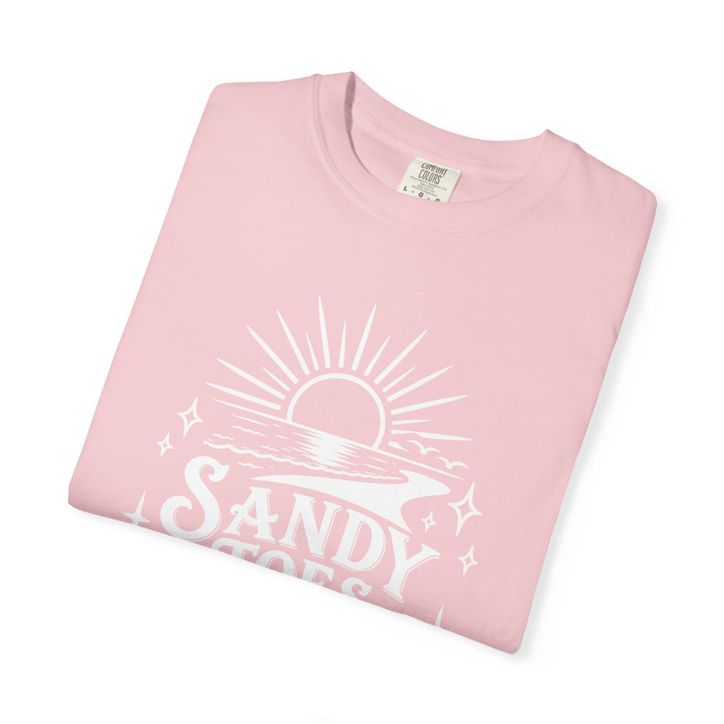 Sandy Toes Salty Soul T-Shirt — Beachy Vintage Sun Graphic Tee