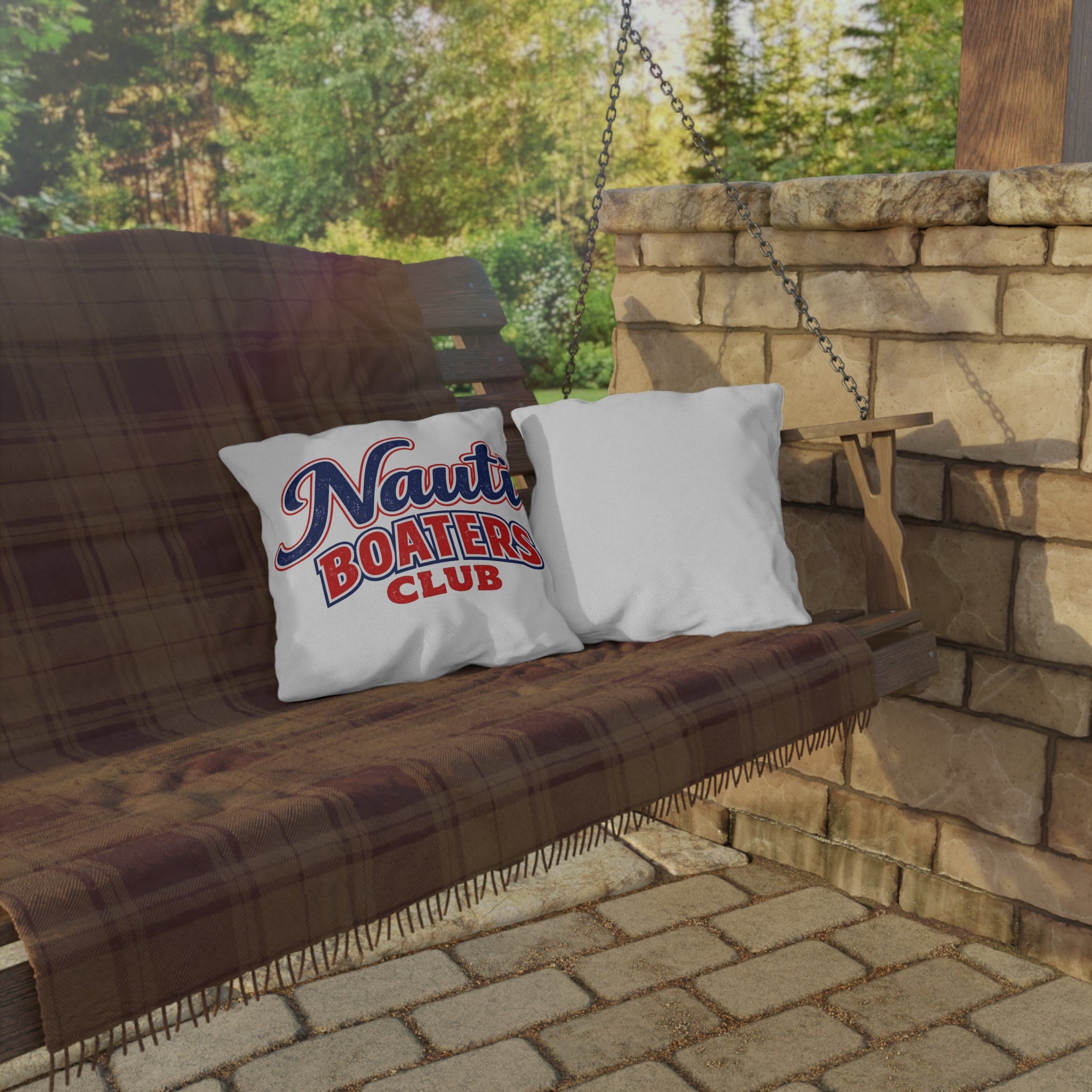 Nauti Boaters Club Outdoor Pillows -Customizable-