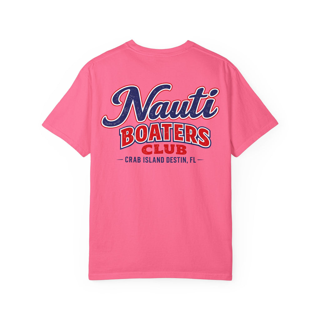 Crab Island Destin, FL  Nauti Boaters Club T-Shirt | Customizable