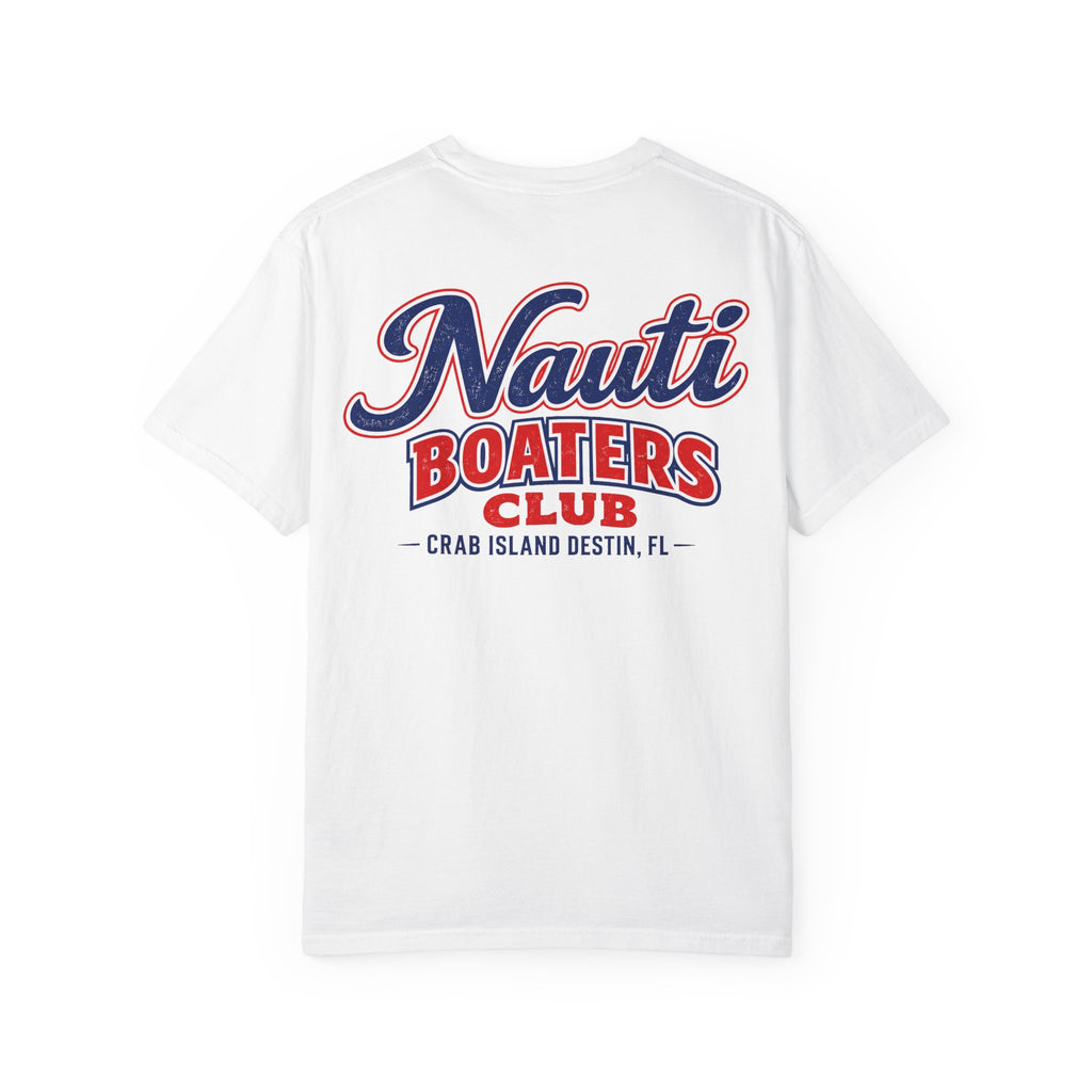 Crab Island Destin, FL  Nauti Boaters Club T-Shirt | Customizable