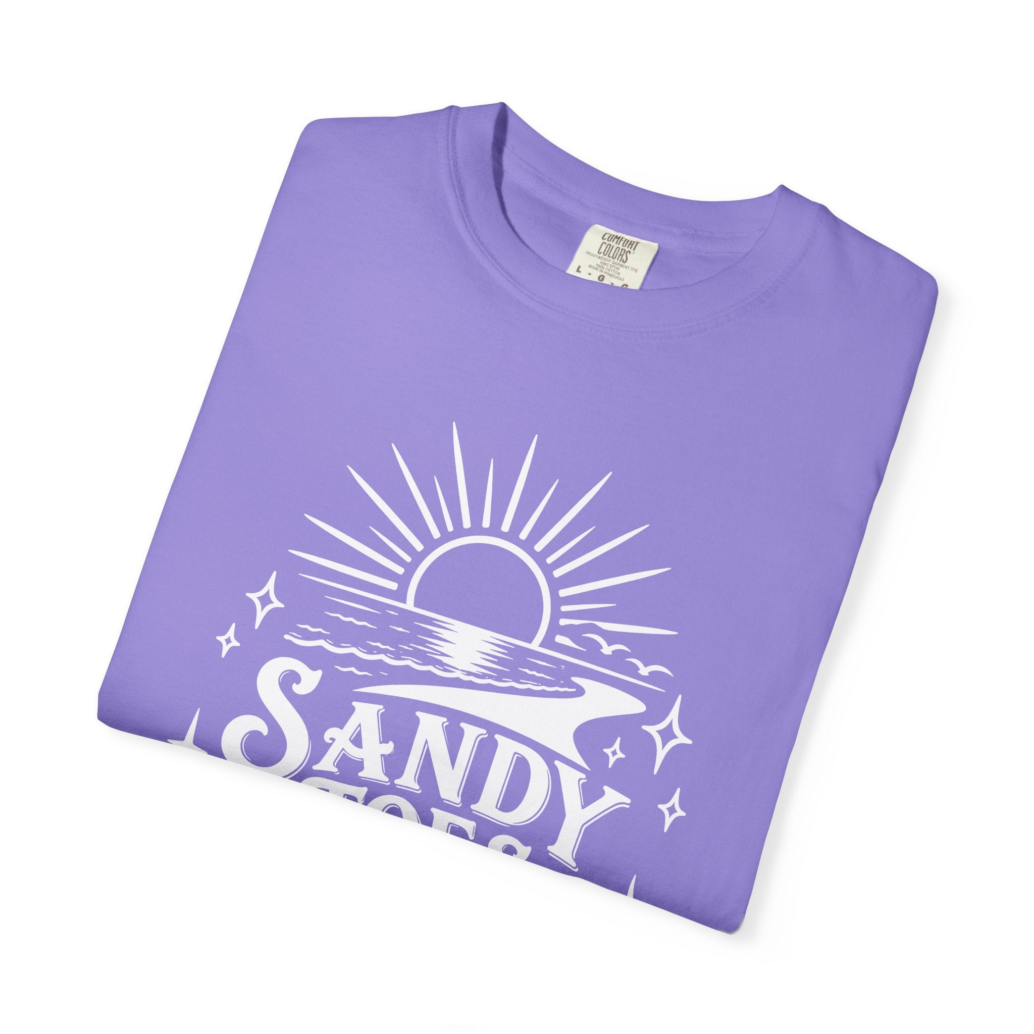 Sandy Toes Salty Soul T-Shirt — Beachy Vintage Sun Graphic Tee