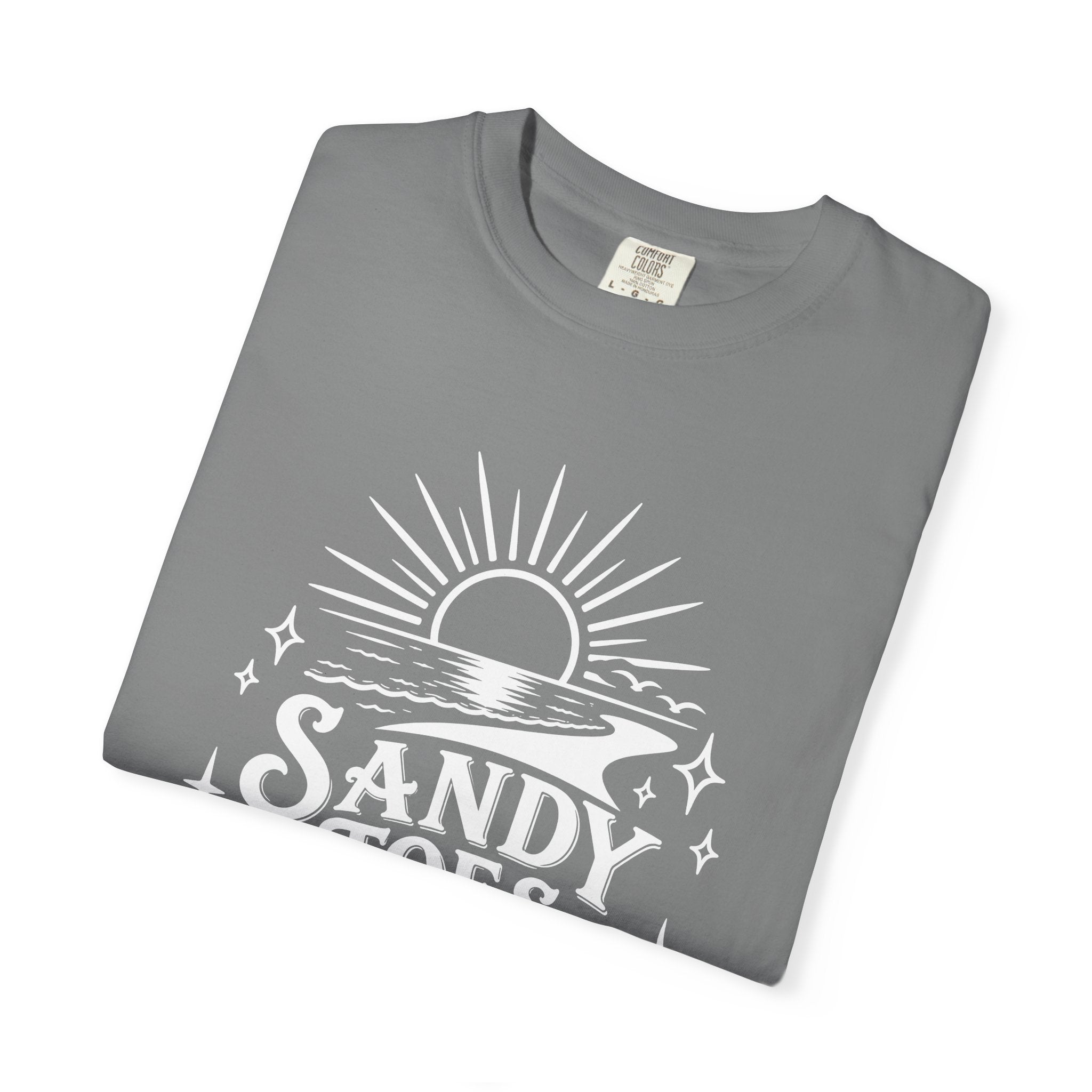 Sandy Toes Salty Soul T-Shirt — Beachy Vintage Sun Graphic Tee